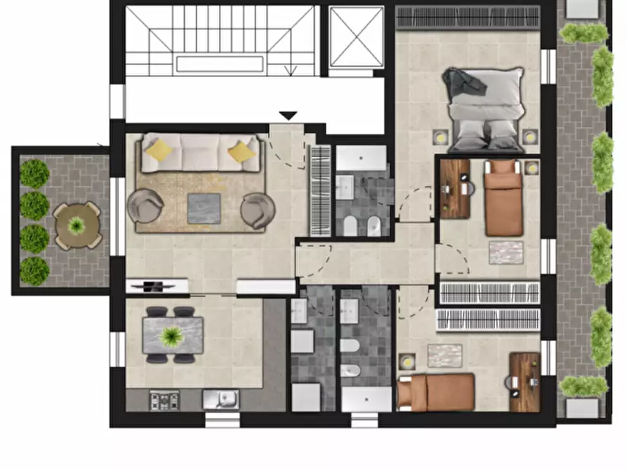 Immagine 1 di Appartamento in vendita  in Via del pero a Pianoro