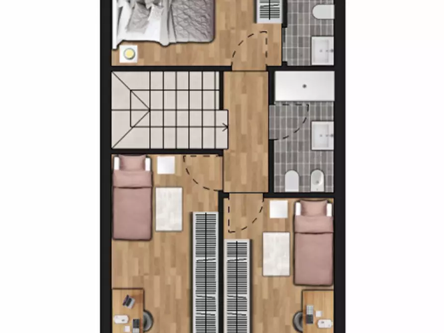 Immagine 41 di Villetta a schiera in vendita  in Via del pero a Pianoro