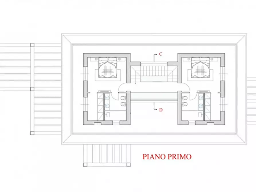 Immagine 5 di Villa in vendita  in Via Pietro Mascagni a Forte Dei Marmi