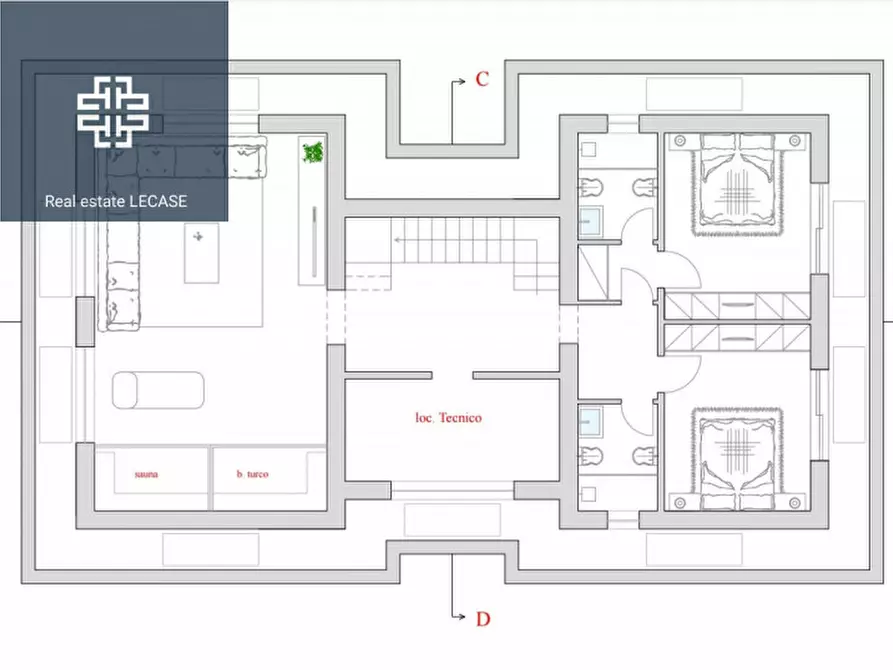 Immagine 6 di Villa in vendita  in Via Pietro Mascagni a Forte Dei Marmi