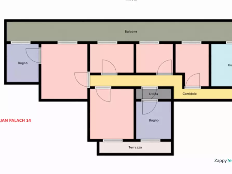 Immagine 22 di Camera in affitto  in Via Jan Palach a Milano