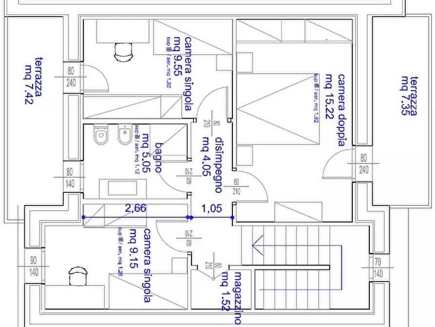 Immagine 7 di Villetta a schiera in vendita  in Via Boiago a Quinto Di Treviso