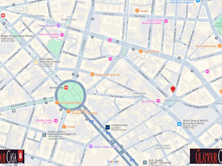 Immagine 7 di Appartamento in vendita  in Piazza Asti a Roma