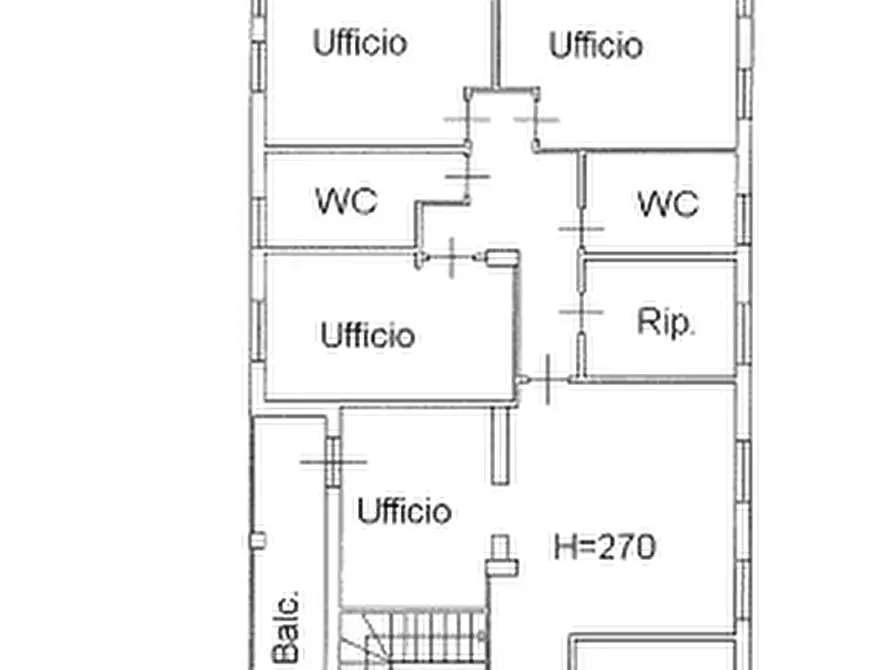 Immagine 25 di Ufficio in vendita  in via Della Tecnica, 2 a Cura Carpignano