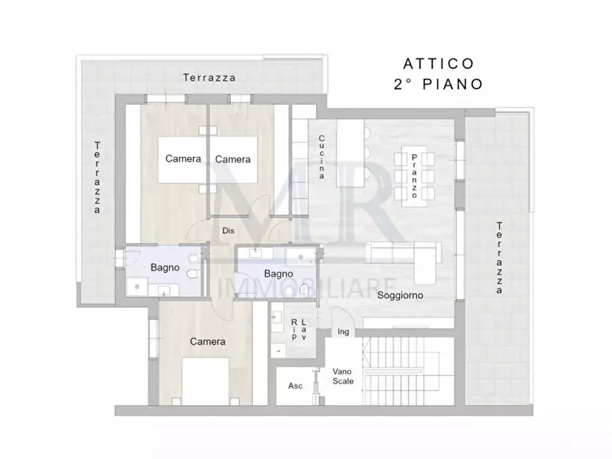 Immagine 29 di Attico in vendita  in vecchia a Padova