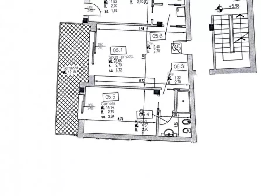 Immagine 9 di Appartamento in vendita  in c.so milano a Padova