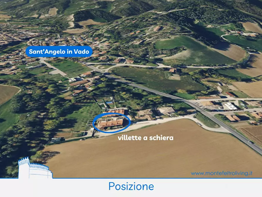 Immagine 17 di Villetta a schiera in vendita  in via Nazionale Nord a Sant'angelo In Vado