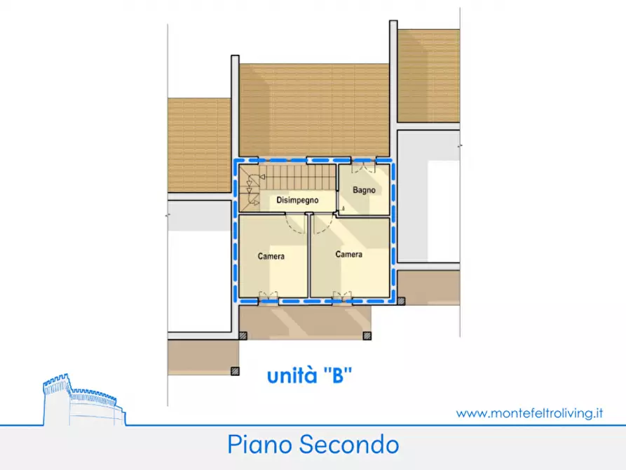Immagine 19 di Villetta a schiera in vendita  in via Nazionale Nord a Sant'angelo In Vado