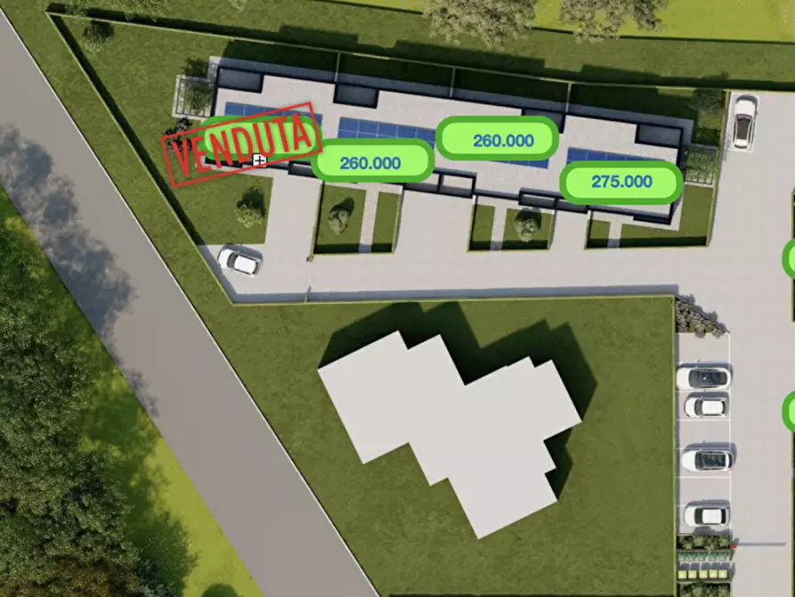 Immagine 6 di Villetta a schiera in vendita  in Via Vittorio Emanuele II a Legnaro