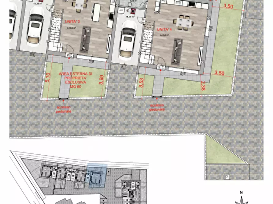 Immagine 8 di Villetta a schiera in vendita  in Via Vittorio Emanuele II a Legnaro