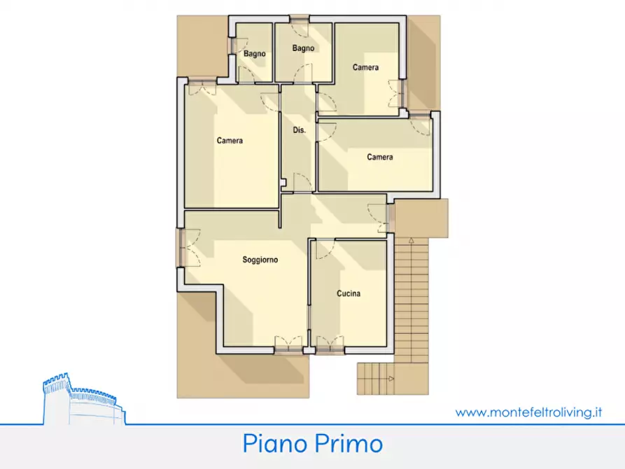 Immagine 21 di Appartamento in vendita  in Via XXV Aprile a Macerata Feltria