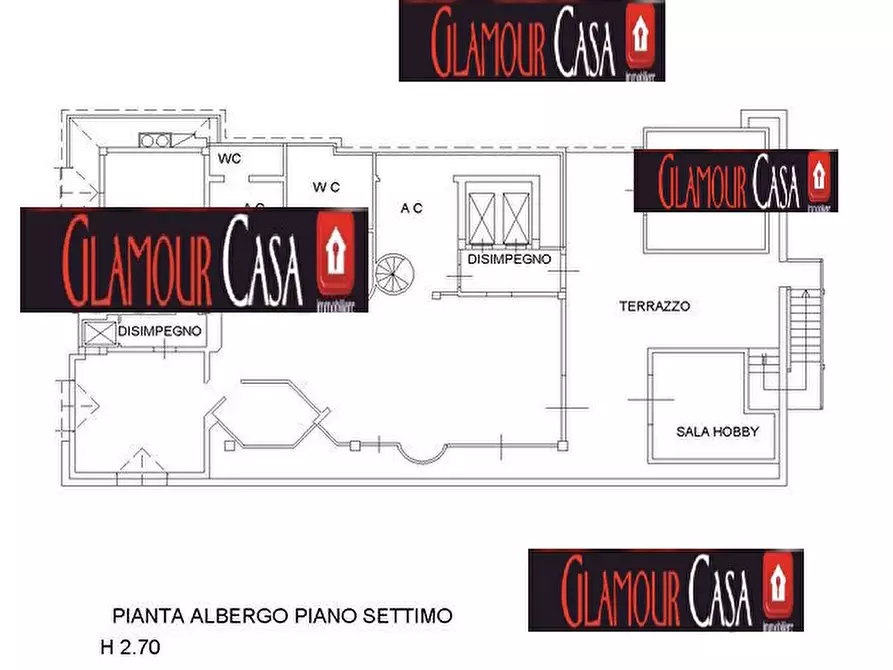 Immagine 29 di Hotel in vendita  in Via Monterosi a Roma