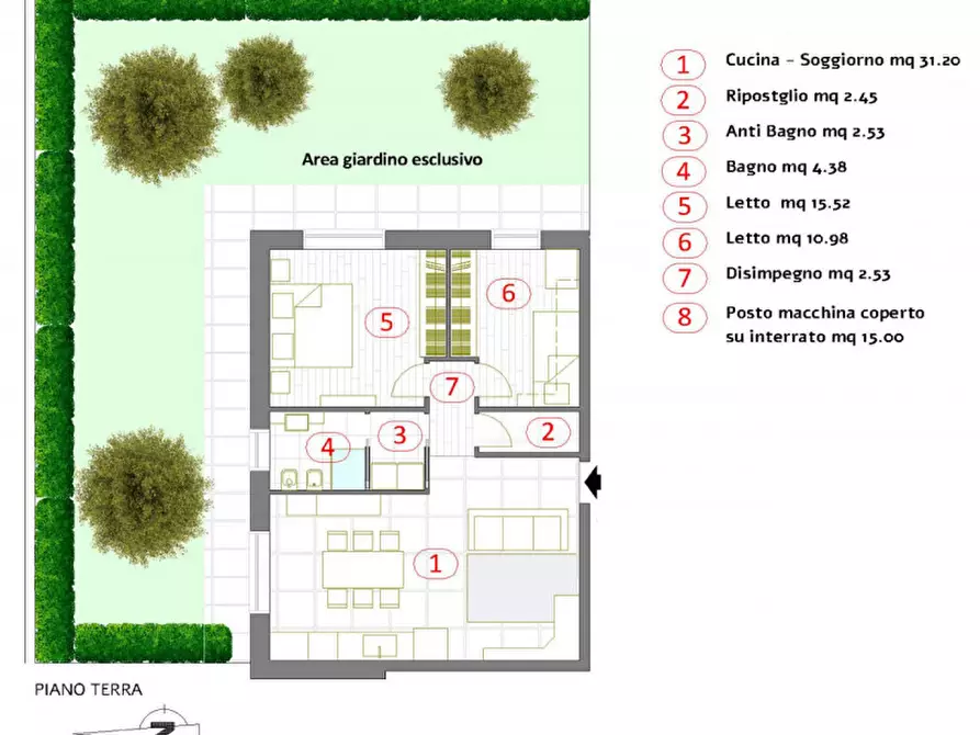 Immagine 26 di Appartamento in vendita  in Via Giacomo puccini a Galzignano Terme