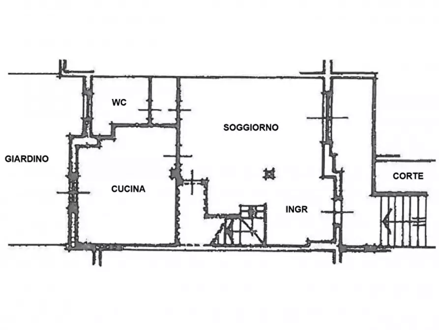 Immagine 7 di Villetta a schiera in vendita  in Via Trentavisi, N. 6 a Cingoli