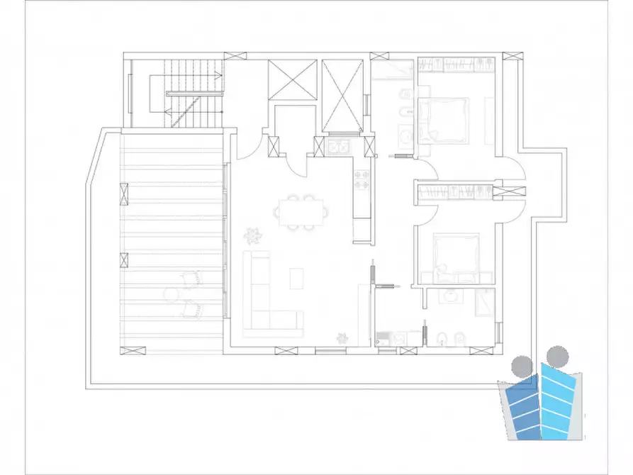 Immagine 6 di Attico in vendita  in via XXIV Maggio angolo via IV Novembre a Lecce