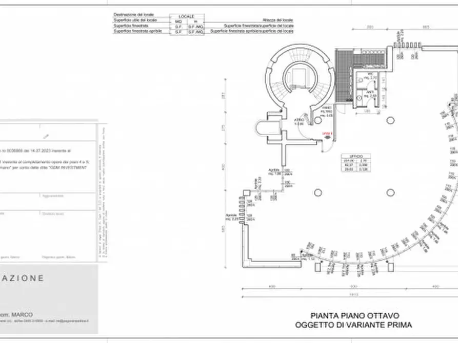 Immagine 11 di Ufficio in vendita  in Via Luigi Dalla Via n. 05 a Schio