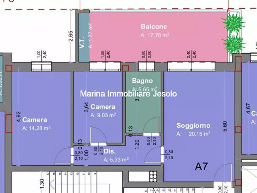 Immagine 9 di Appartamento in vendita  in via gorizia a Jesolo