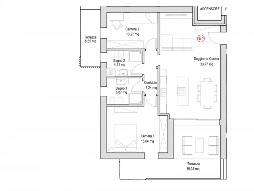 Immagine 15 di Appartamento in vendita  in Via Andrea Mantegna a Treviso