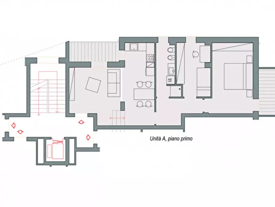 Immagine 1 di Appartamento in vendita  in Via Marco Polo a Rovigo