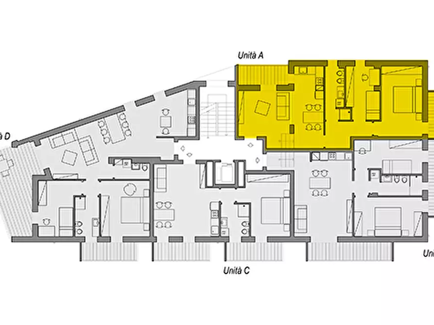 Immagine 2 di Appartamento in vendita  in Via Marco Polo a Rovigo