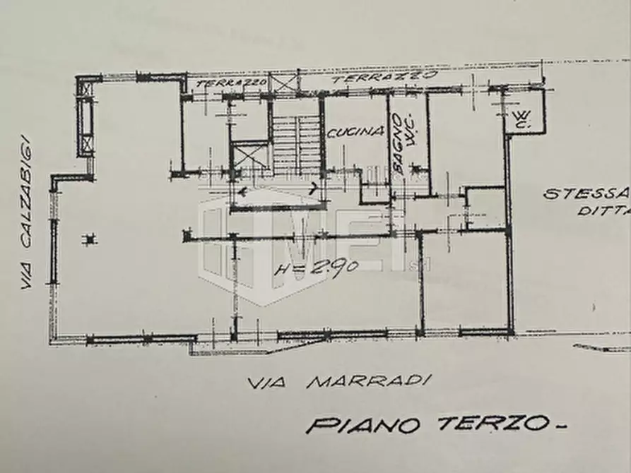 Immagine 17 di Appartamento in vendita  in Via Calzabigi  4 a Livorno