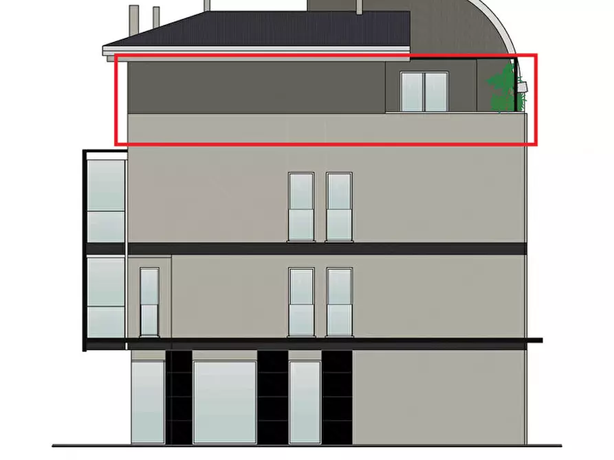 Immagine 4 di Attico in vendita  in Viale Regina Margherita a Rovigo