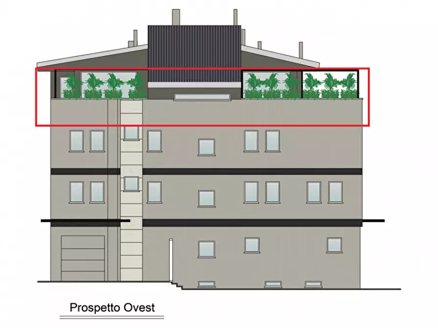Immagine 5 di Attico in vendita  in Viale Regina Margherita a Rovigo