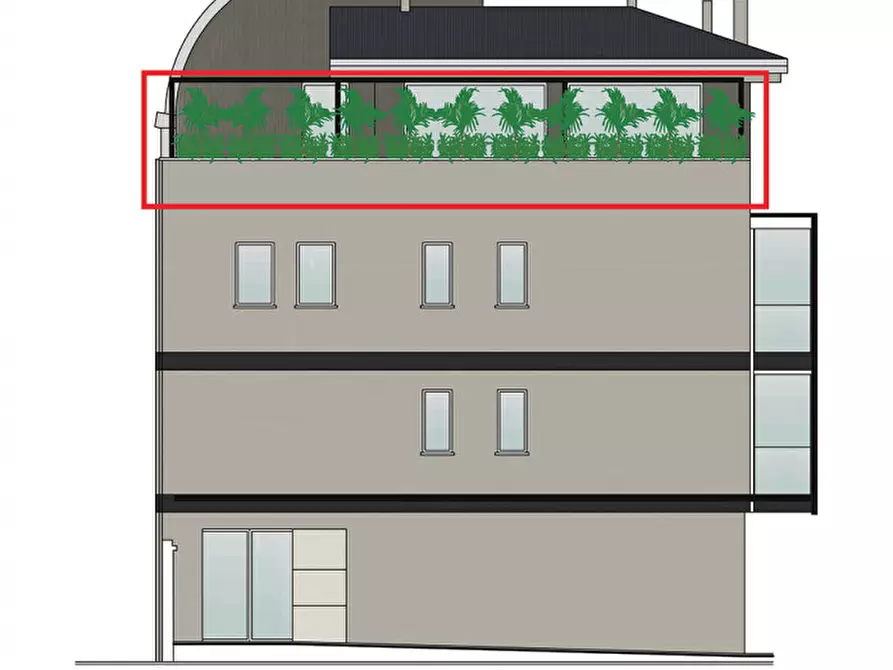 Immagine 6 di Attico in vendita  in Viale Regina Margherita a Rovigo