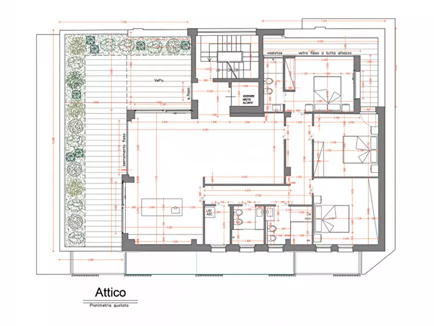 Immagine 8 di Attico in vendita  in Viale Regina Margherita a Rovigo
