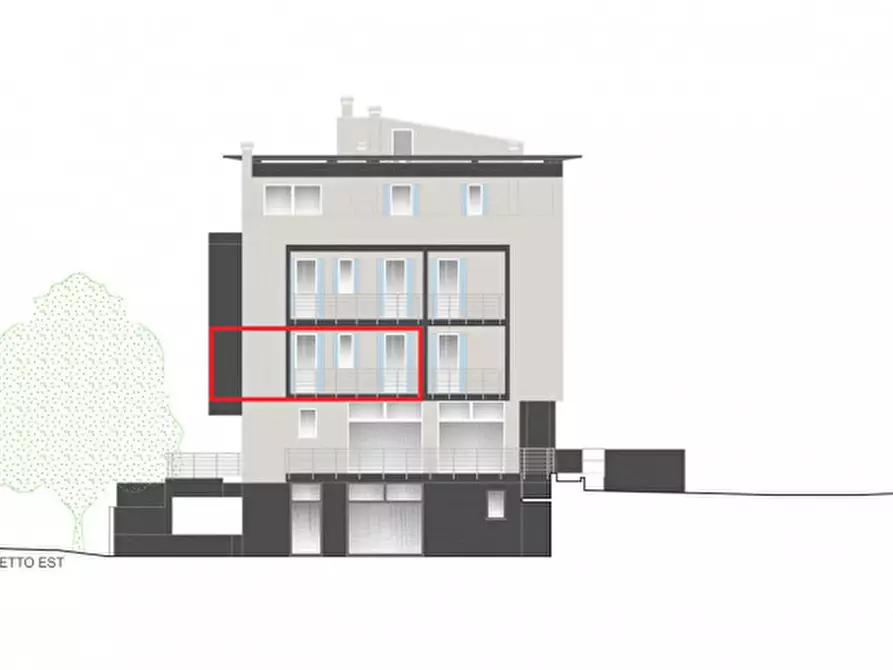 Immagine 3 di Appartamento in vendita  in Via Marco Polo a Rovigo