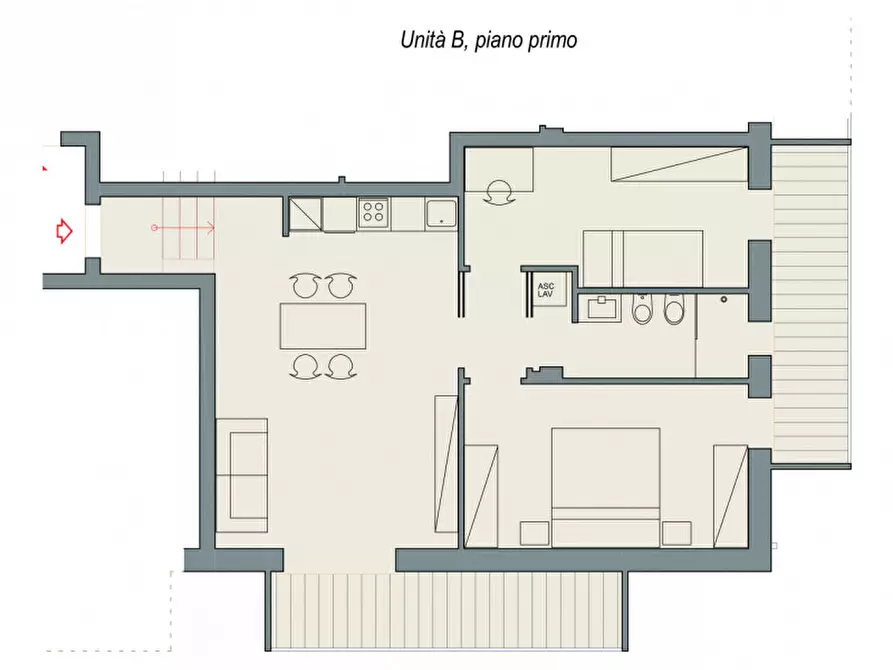 Immagine 4 di Appartamento in vendita  in Via Marco Polo a Rovigo