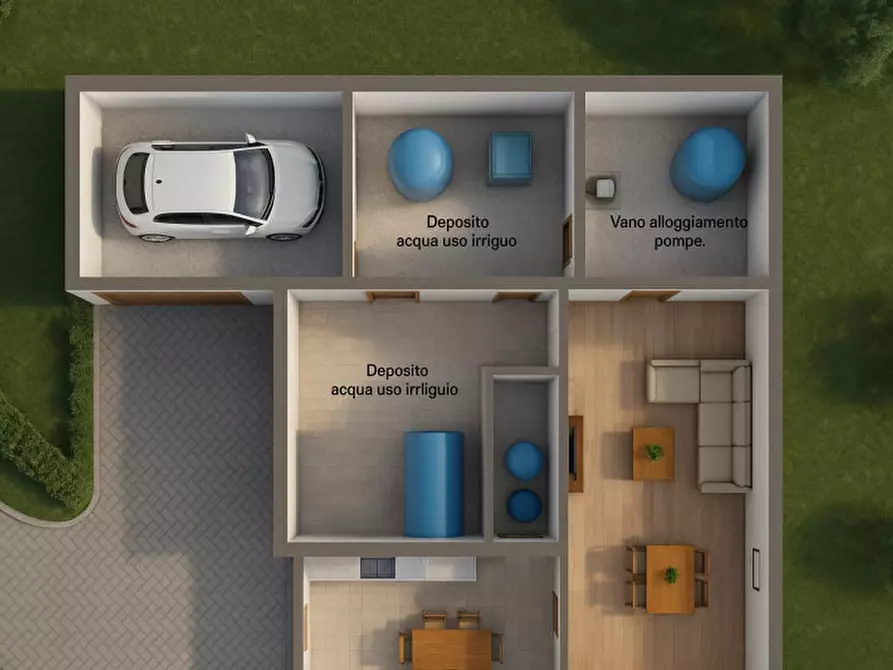 Immagine 28 di Villa in vendita  in Via Provinciale Gallipoli a Parabita