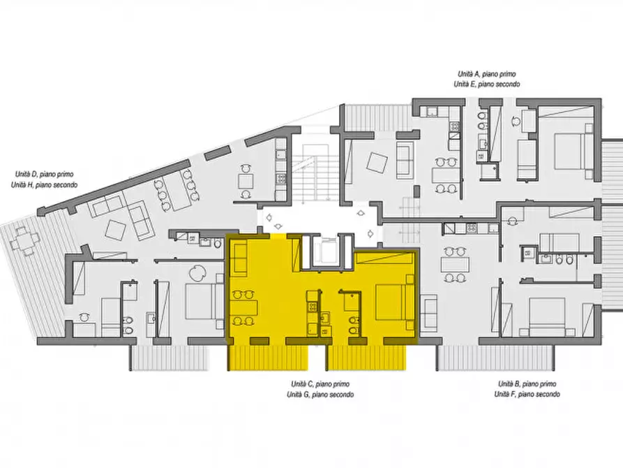 Immagine 2 di Appartamento in vendita  in Via Marco Polo a Rovigo
