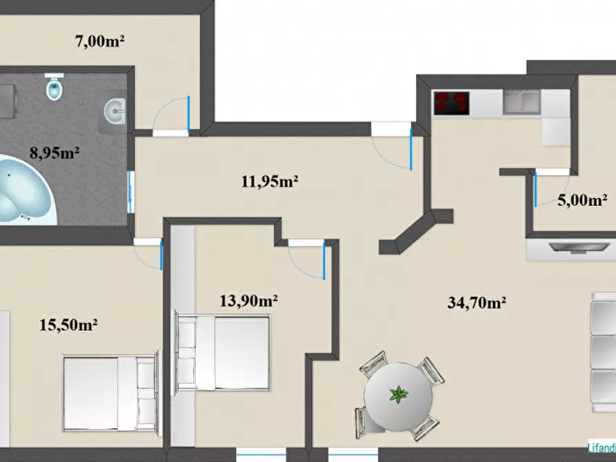Immagine 17 di Appartamento in vendita  in Staatsstraße - Via Statale a Castelbello Ciardes .Kastelbell Tschars.