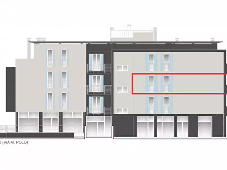 Immagine 1 di Appartamento in vendita  in Via Marco Polo a Rovigo