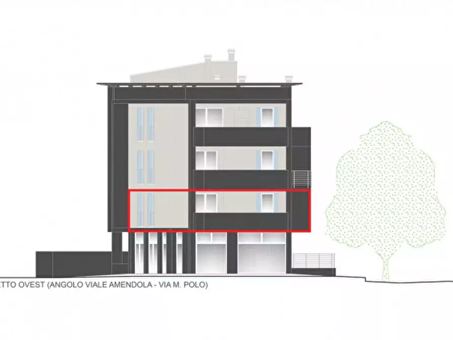 Immagine 3 di Appartamento in vendita  in Via Marco Polo a Rovigo