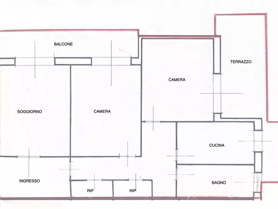 Immagine 26 di Appartamento in vendita  in Via Leopoldo Ruspoli a Roma
