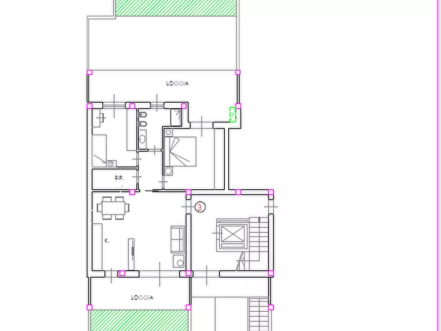 Immagine 13 di Appartamento in vendita  in Via San Martino per Galceti a Prato