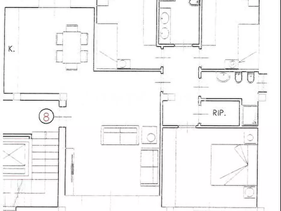 Immagine 18 di Appartamento in vendita  in Via San Martino per Galceti a Prato