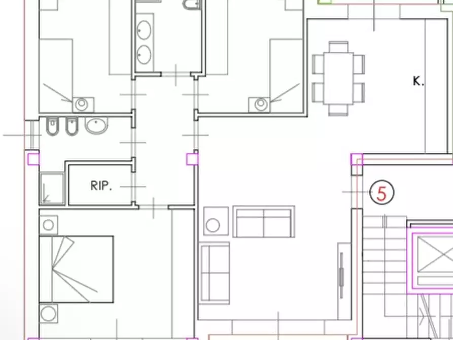 Immagine 23 di Appartamento in vendita  in Via San Martino per Galceti a Prato