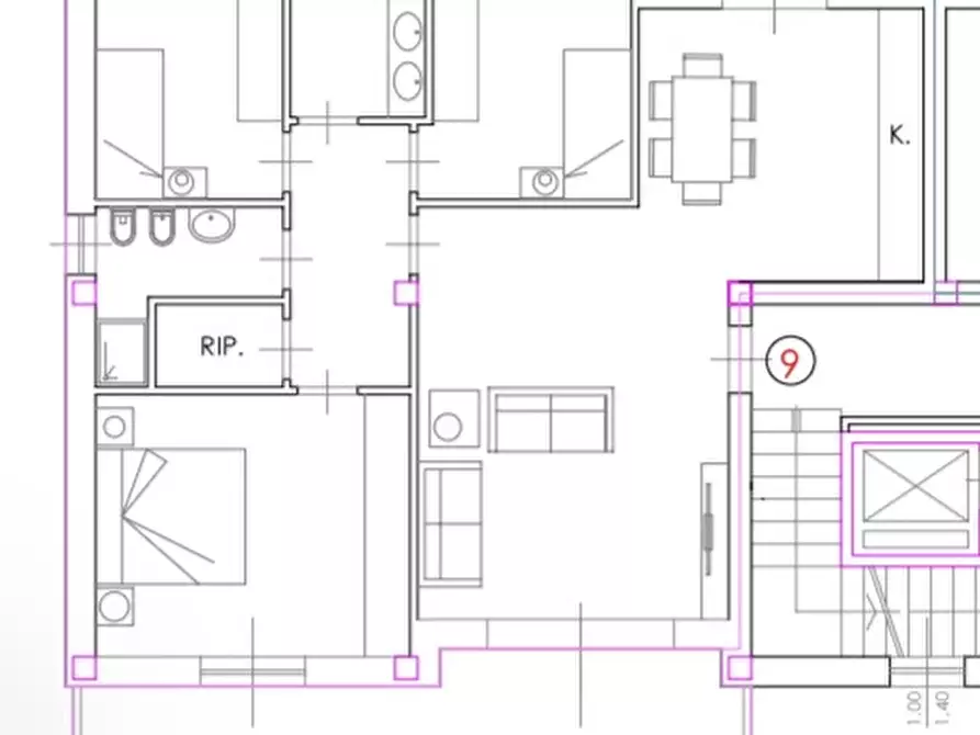 Immagine 24 di Appartamento in vendita  in Via San Martino per Galceti a Prato
