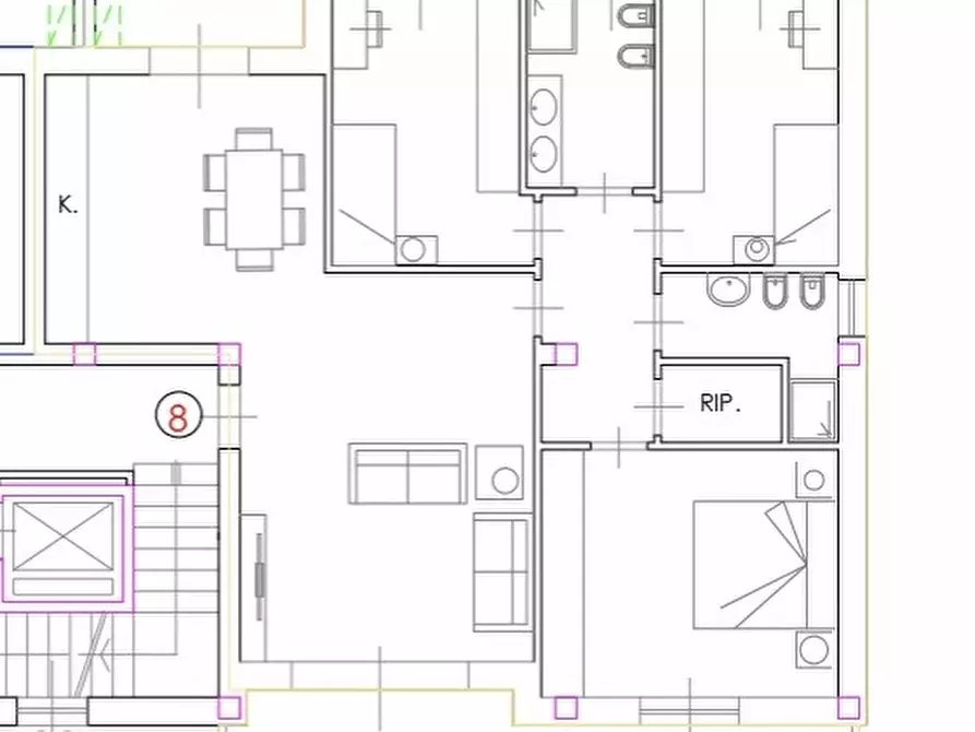 Immagine 25 di Appartamento in vendita  in Via San Martino per Galceti a Prato