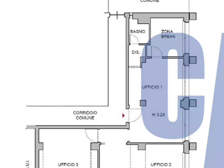 Immagine 12 di Ufficio in affitto  in VIA LEGNANO a Milano