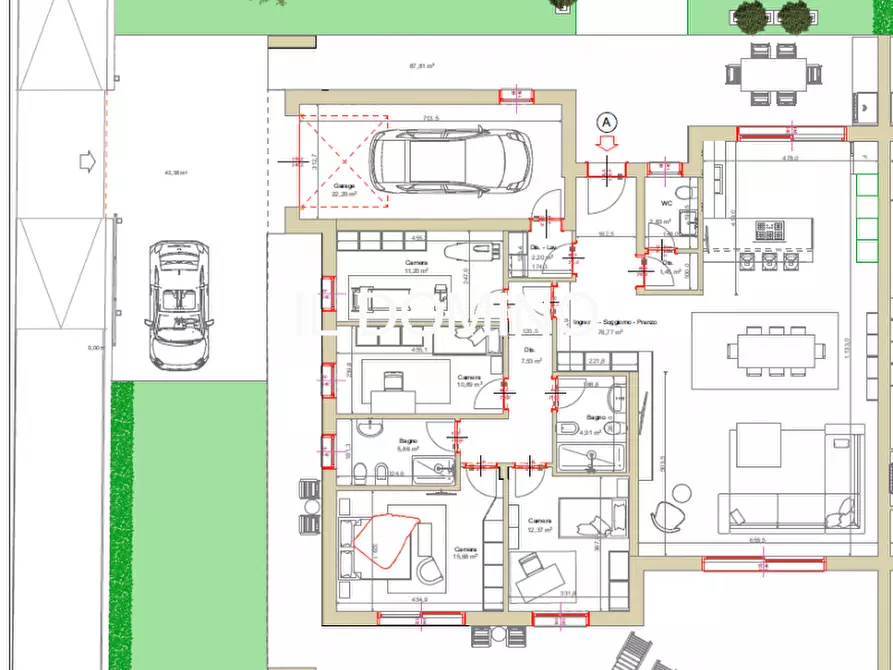 Immagine 3 di Casa bifamiliare in vendita  in Via Fulvio Testi a Padova