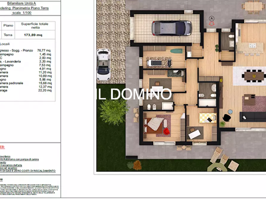 Immagine 5 di Casa bifamiliare in vendita  in Via Fulvio Testi a Padova