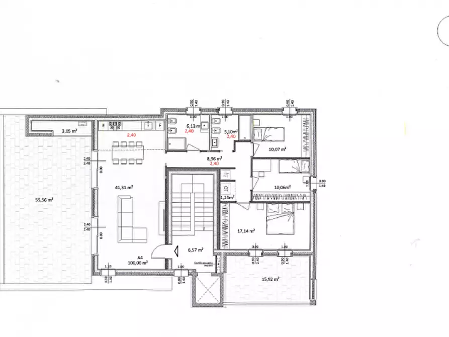 Immagine 11 di Attico in vendita  in Via Bersaglieri d'Italia a Noale