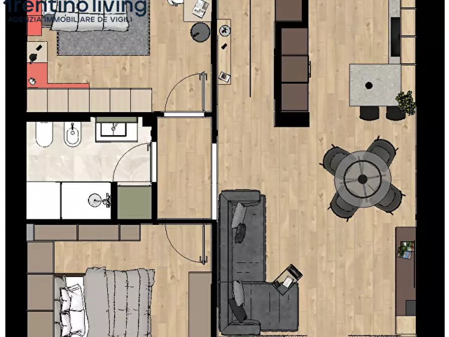 Immagine 2 di Appartamento in vendita  a Bleggio Superiore