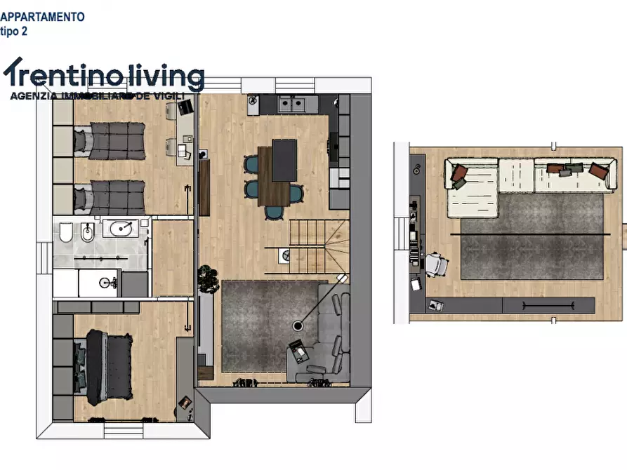 Immagine 1 di Appartamento in vendita  a Bleggio Superiore