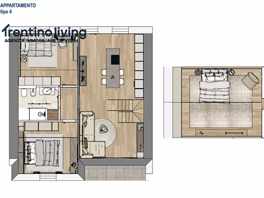 Immagine 16 di Appartamento in vendita  a Bleggio Superiore