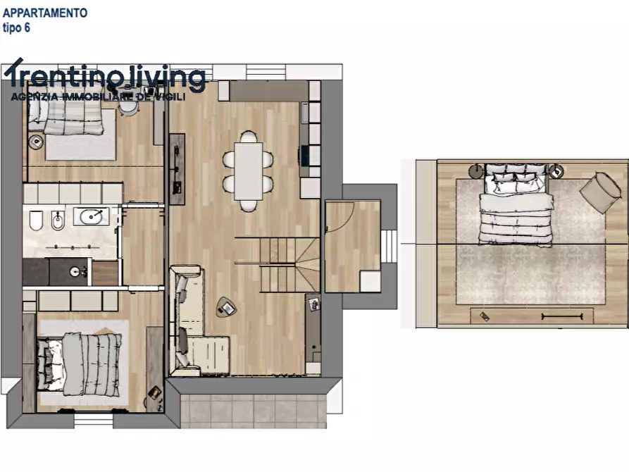 Immagine 35 di Appartamento in vendita  a Bleggio Superiore